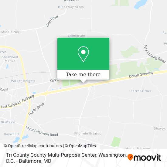 Tri County County Multi-Purpose Center map