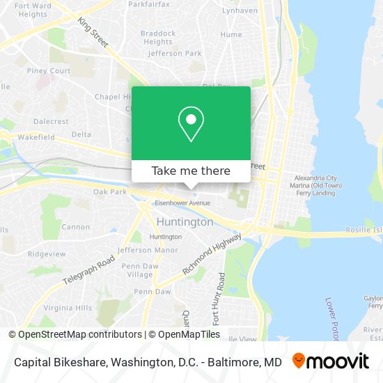 Capital Bikeshare map