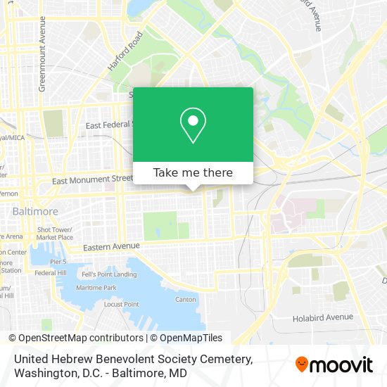 United Hebrew Benevolent Society Cemetery map