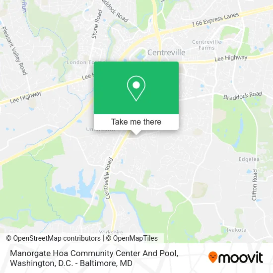 Manorgate Hoa Community Center And Pool map