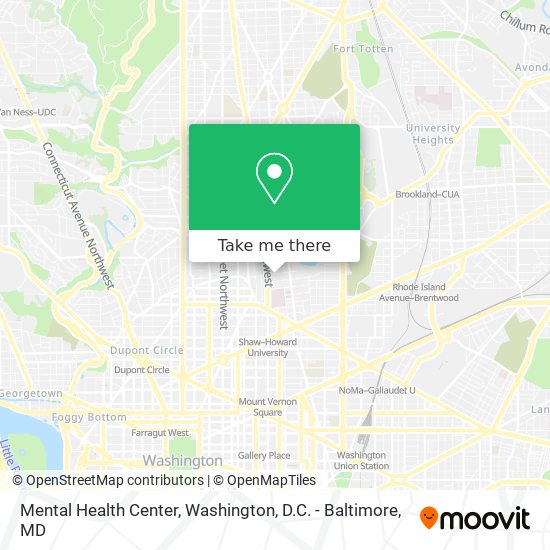 Mapa de Mental Health Center