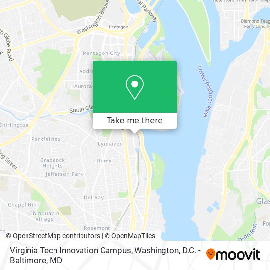 Virginia Tech Innovation Campus map