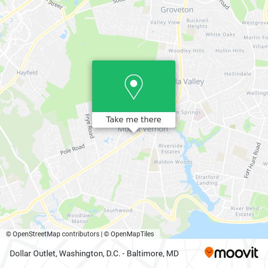 Dollar Outlet map