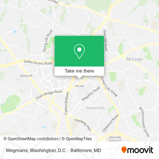 Wegmans map
