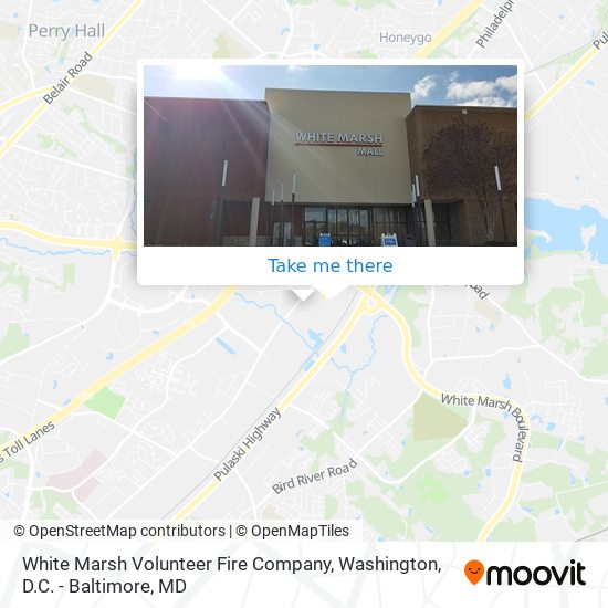 Mapa de White Marsh Volunteer Fire Company