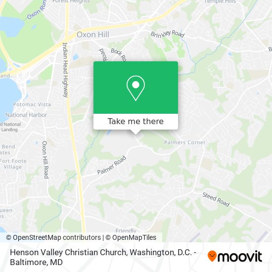 Henson Valley Christian Church map