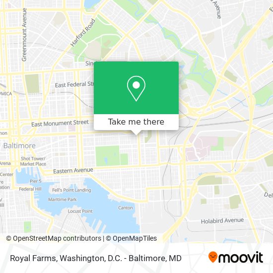 Royal Farms map