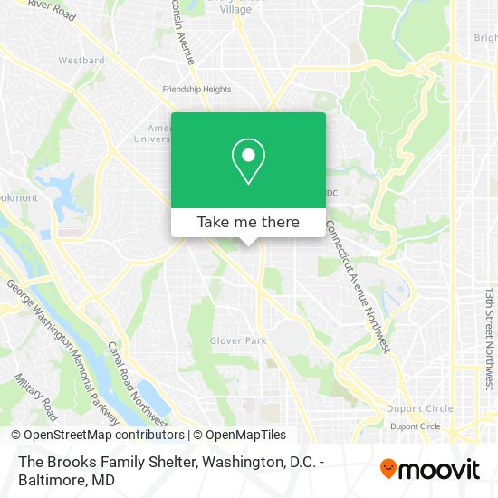 The Brooks Family Shelter map