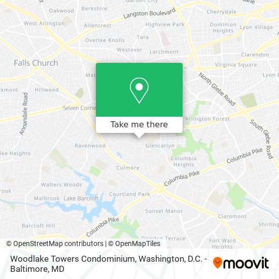 Mapa de Woodlake Towers Condominium