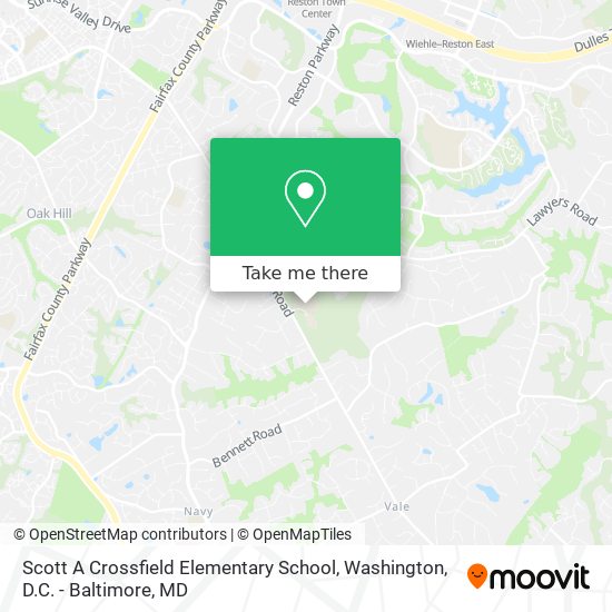 Scott A Crossfield Elementary School map