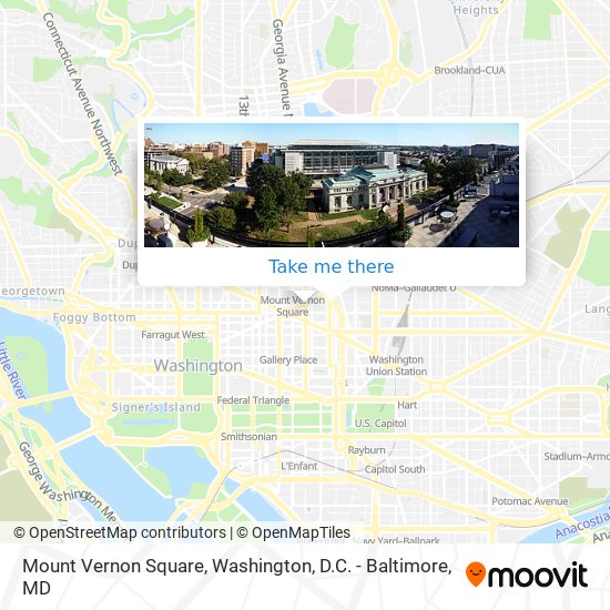 Mount Vernon Square map