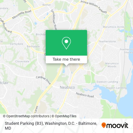 Student Parking (B3) map