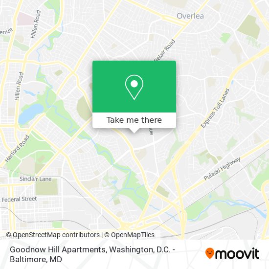 Goodnow Hill Apartments map