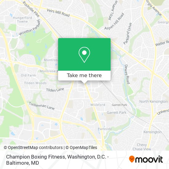 Champion Boxing Fitness map