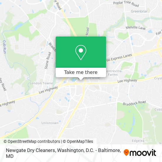 Mapa de Newgate Dry Cleaners