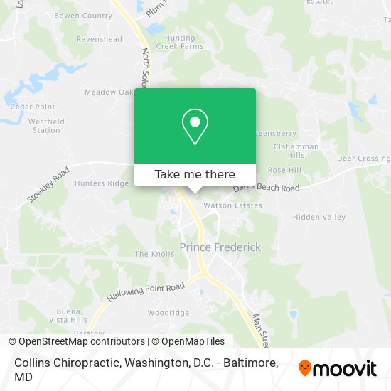 Collins Chiropractic map