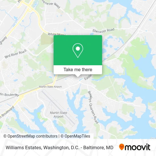 Williams Estates map