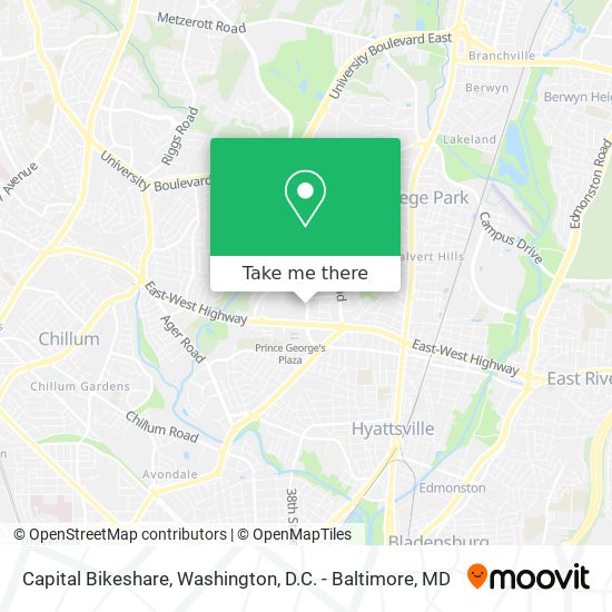 Capital Bikeshare map