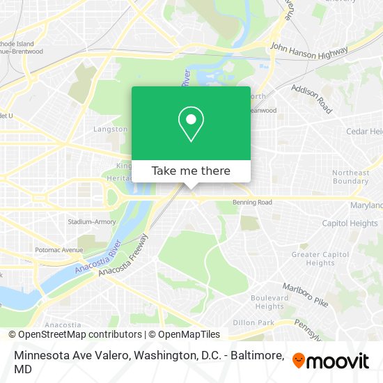 Mapa de Minnesota Ave Valero