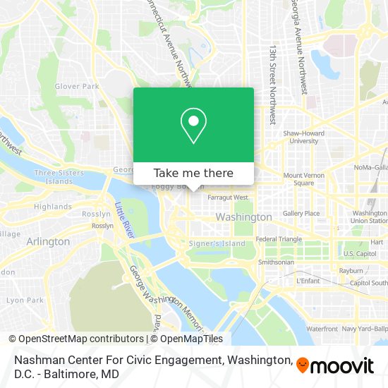 Nashman Center For Civic Engagement map