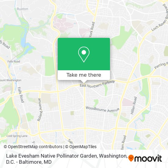 Mapa de Lake Evesham Native Pollinator Garden