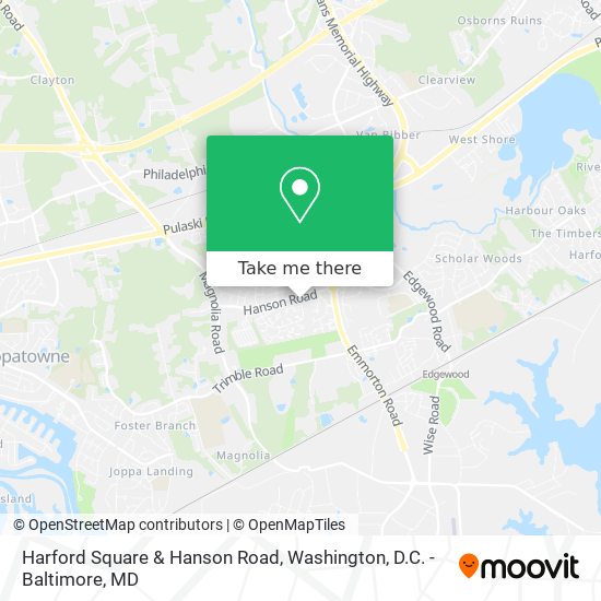 Mapa de Harford Square & Hanson Road