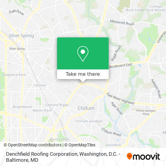 Mapa de Denchfield Roofing Corporation