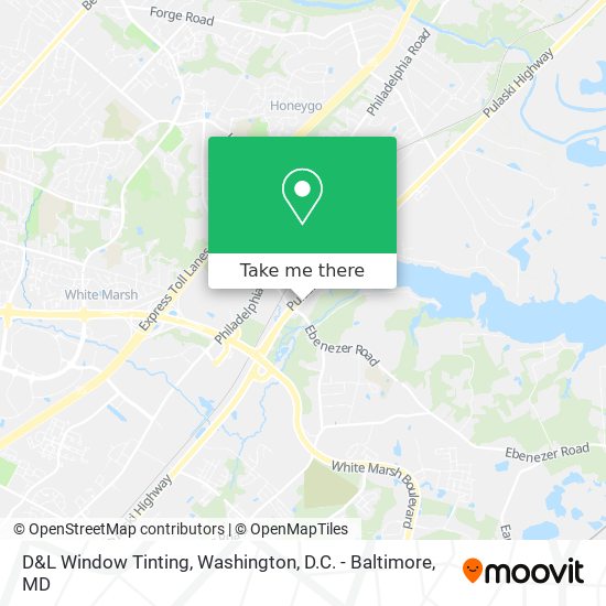 Mapa de D&L Window Tinting