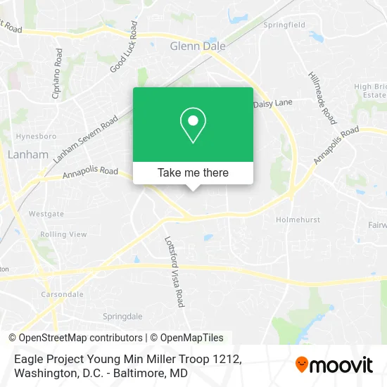 Eagle Project Young Min Miller Troop 1212 map