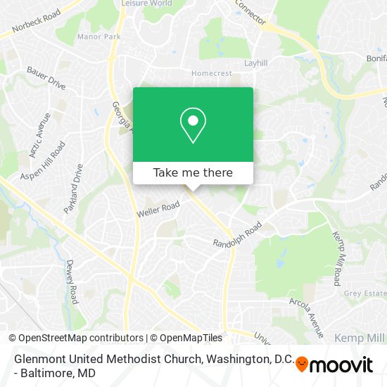 Mapa de Glenmont United Methodist Church