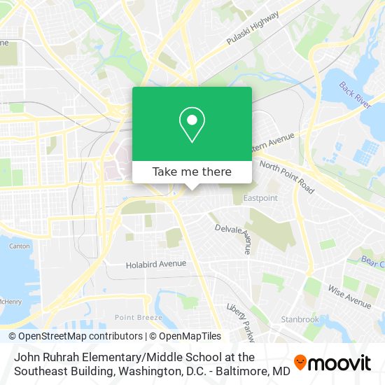 John Ruhrah Elementary / Middle School at the Southeast Building map