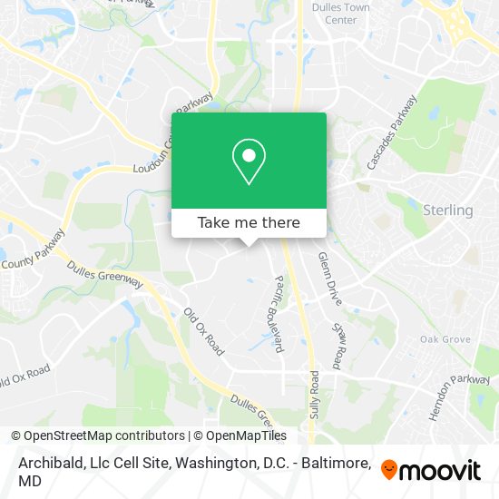Archibald, Llc Cell Site map