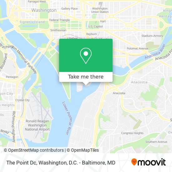 The Point Dc map