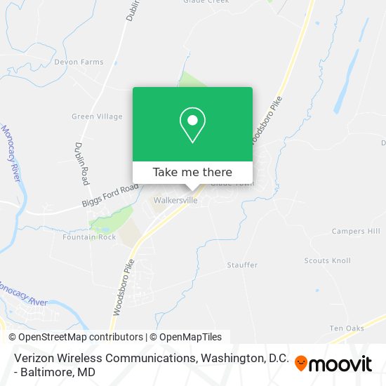 Verizon Wireless Communications map