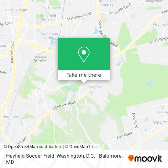 Mapa de Hayfield Soccer Field