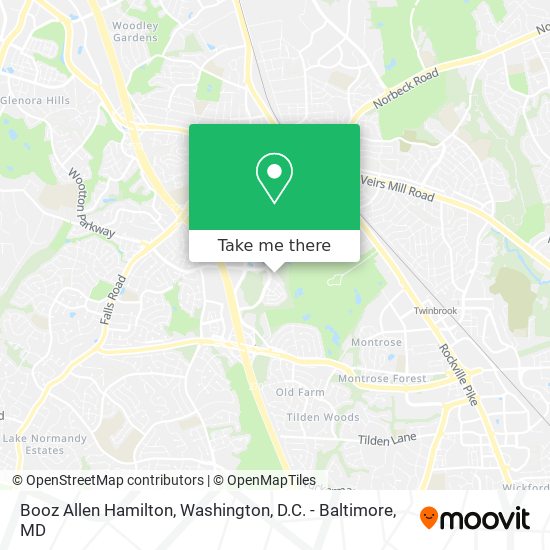 Booz Allen Hamilton map