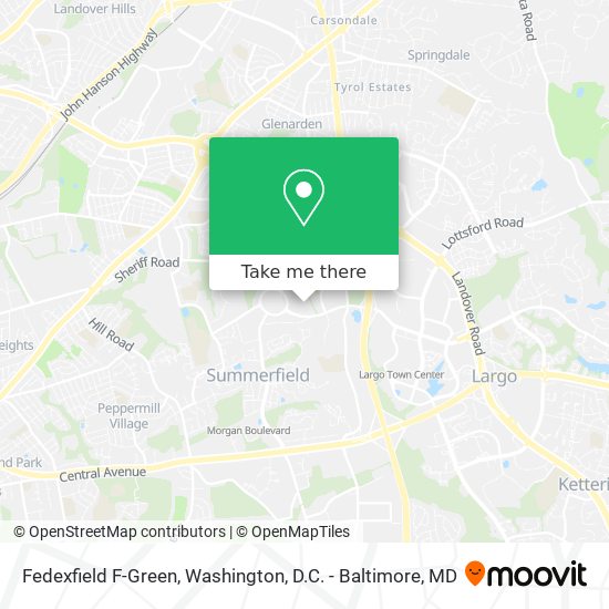 Fedexfield F-Green map