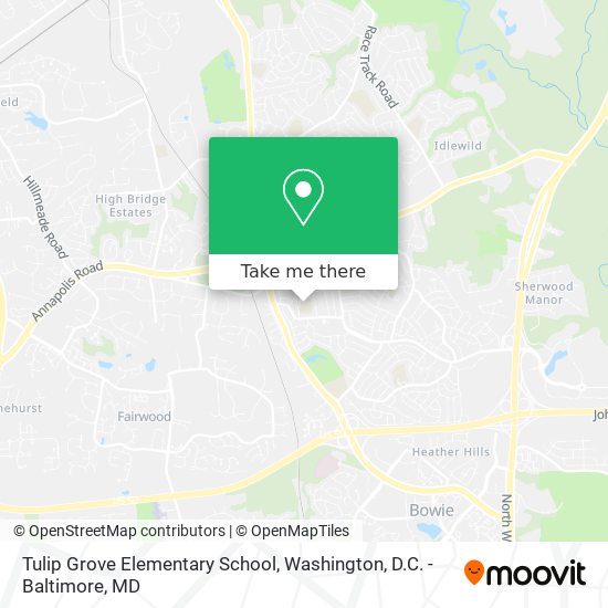 Tulip Grove Elementary School map