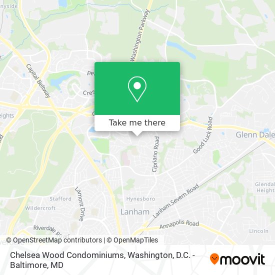 Mapa de Chelsea Wood Condominiums