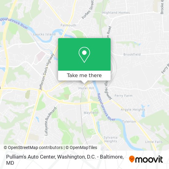 Mapa de Pulliam's Auto Center