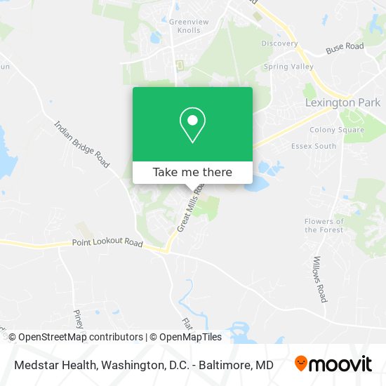 Medstar Health map