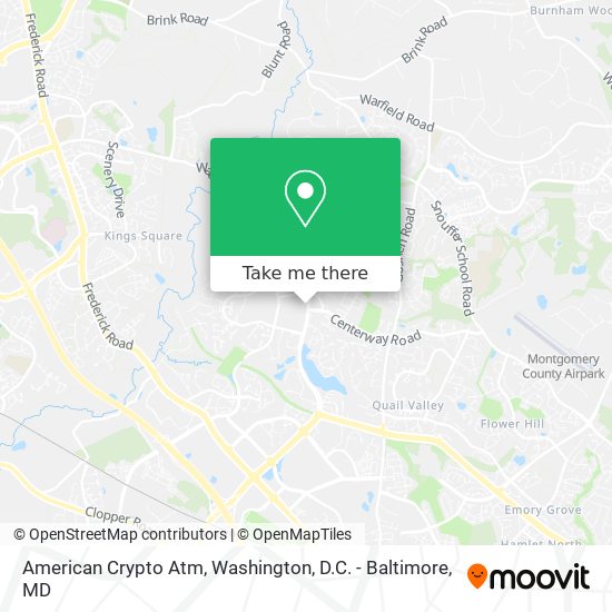 Mapa de American Crypto Atm