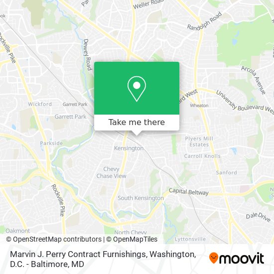 Marvin J. Perry Contract Furnishings map