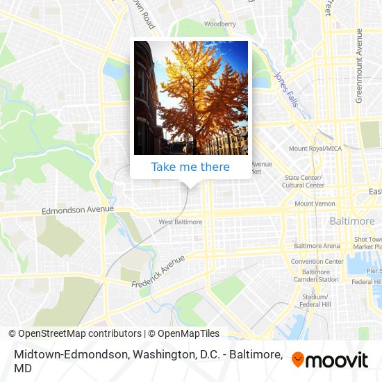 Mapa de Midtown-Edmondson