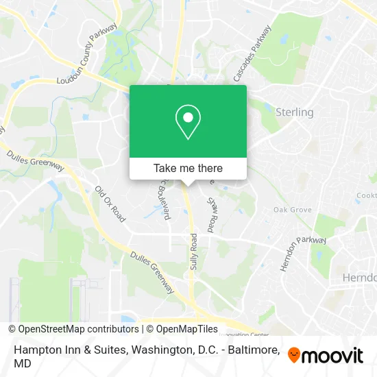 Mapa de Hampton Inn & Suites