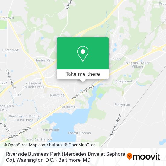 Mapa de Riverside Business Park (Mercedes Drive at Sephora Co)
