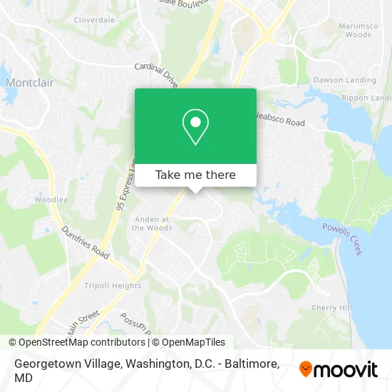 Georgetown Village map