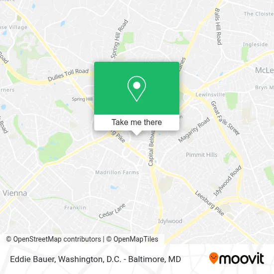 Eddie Bauer map