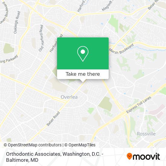 Mapa de Orthodontic Associates