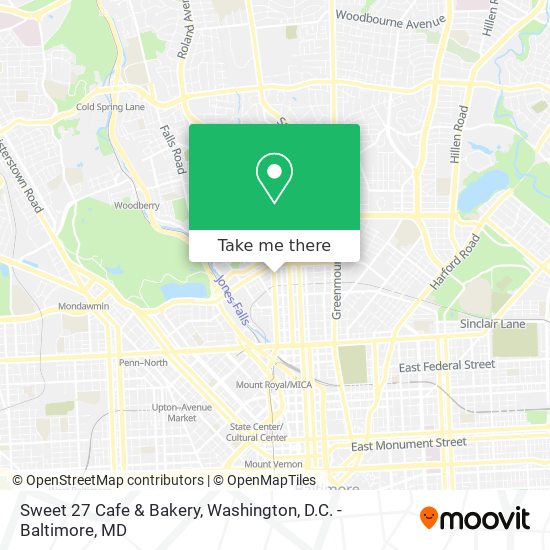 Mapa de Sweet 27 Cafe & Bakery